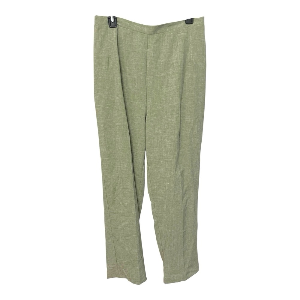 Sag Harbor 14W Green Pant Suit Short Sleeve Blazer Trousers Vintage Officecore - Picture 11 of 16
